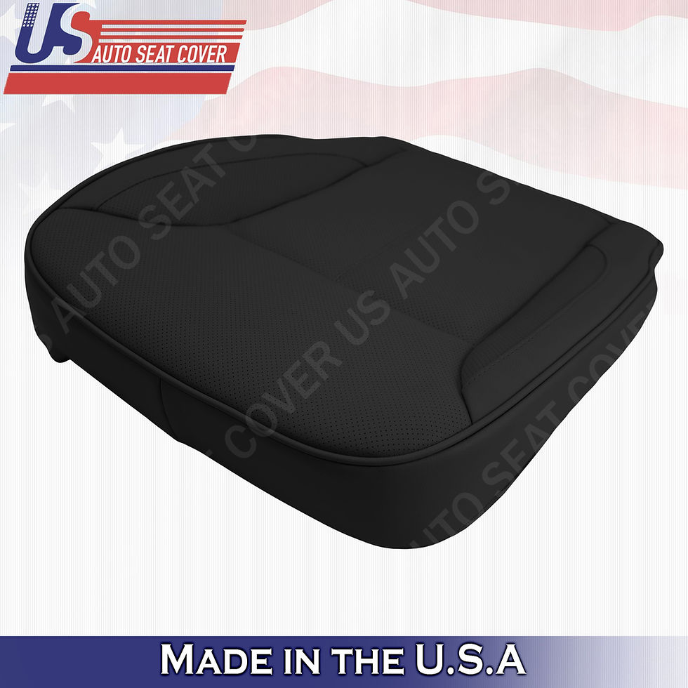 Thumbnail: For 2007-2012 Mercedes Benz GL450 Pasenger Bottom Perforated Leather Cover Black