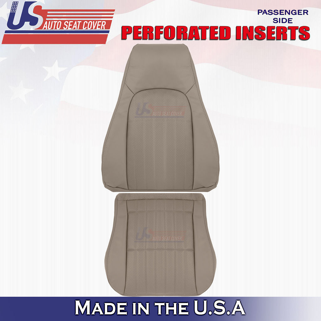 1997 to 2002 Chevy Camaro Passenger Top& Bottom Leather Cover Tan