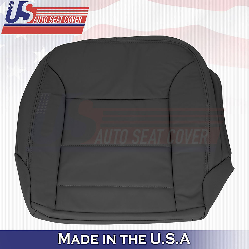 Thumbnail: 2009-2011 Mercedes ML350 Passenger Bottom Leather seat Cover Black