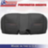2013 to 2018 Lexus ES350 ES300H Rear Bench Bottom Perforated Seat Cover Black