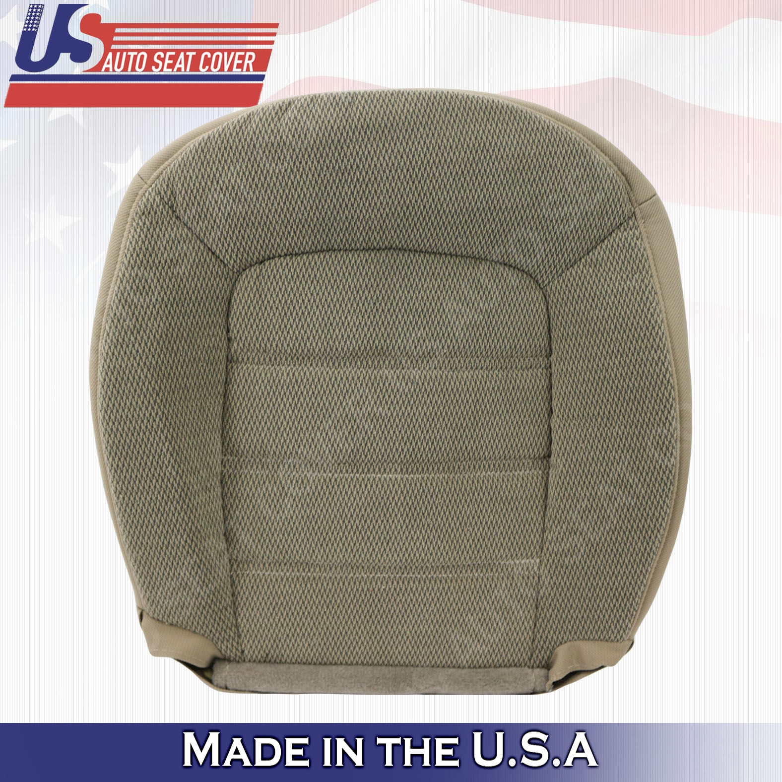 2002-2005 Ford Explorer XLT Passenger Bottom Replacement Cloth Seat Cover Tan