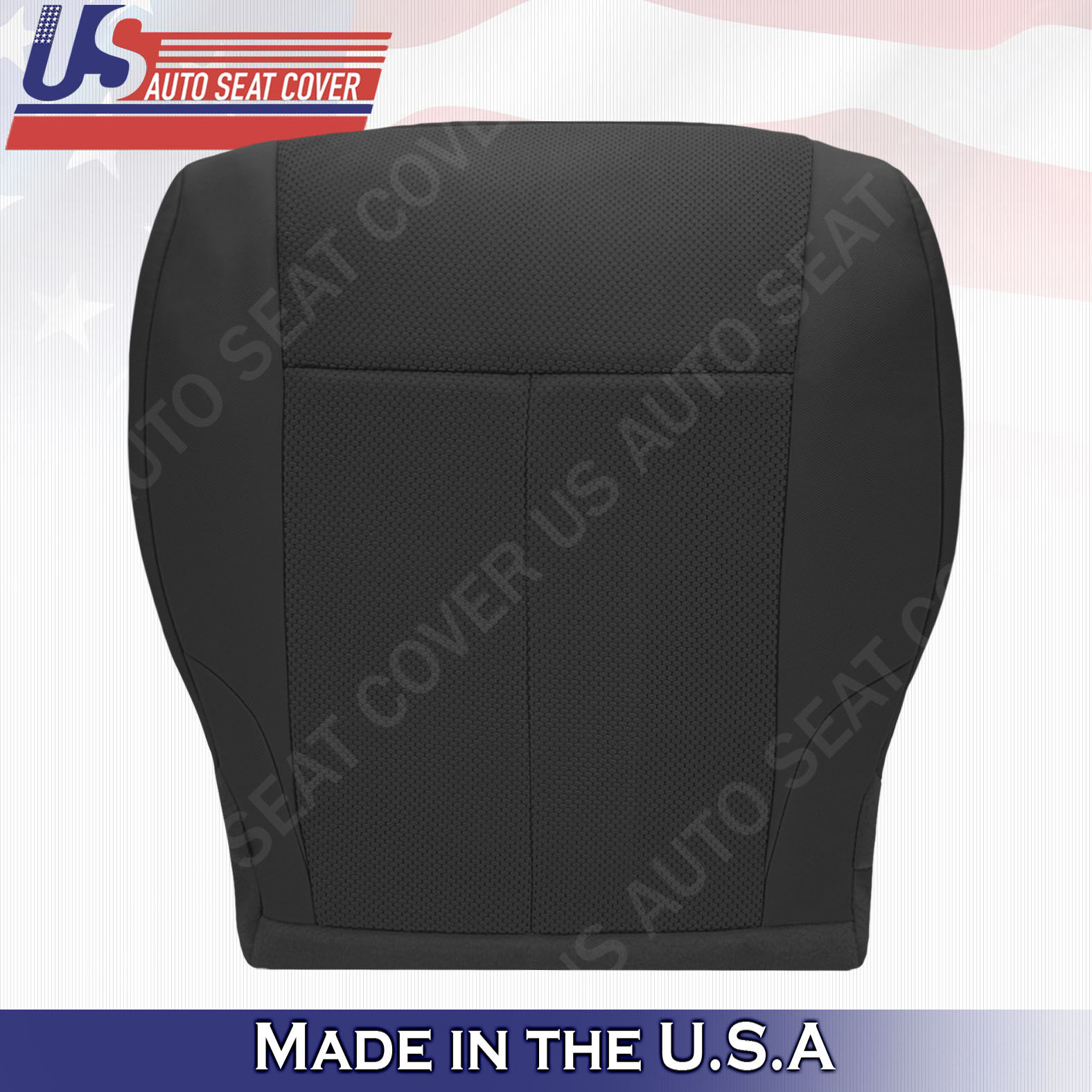 For 2007-2012 Nissan Altima Passenger bottom cloth seat cover Black