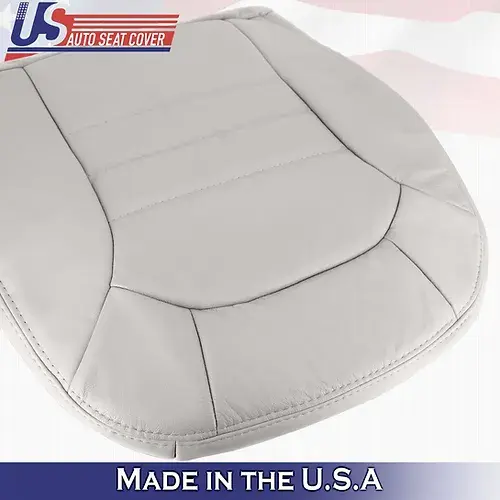 Thumbnail: 2002-2004 Jeep Liberty Limited Passenger Top/Bottom Leather seat Cover LT Gray