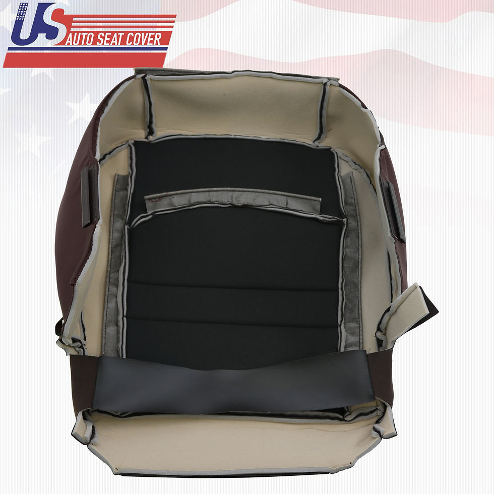Thumbnail: 2013 - 2018 Dodge Ram 1500 SLT Driver Bottom Cloth Seat Cover Canyon Brown