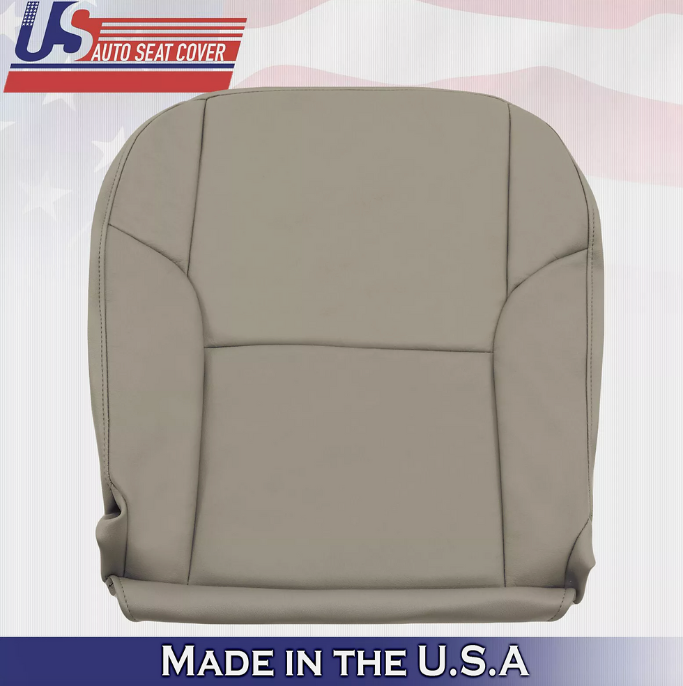 2003-2009 Toyota 4Runner Driver Bottom Leather Seat Cover shade Tan