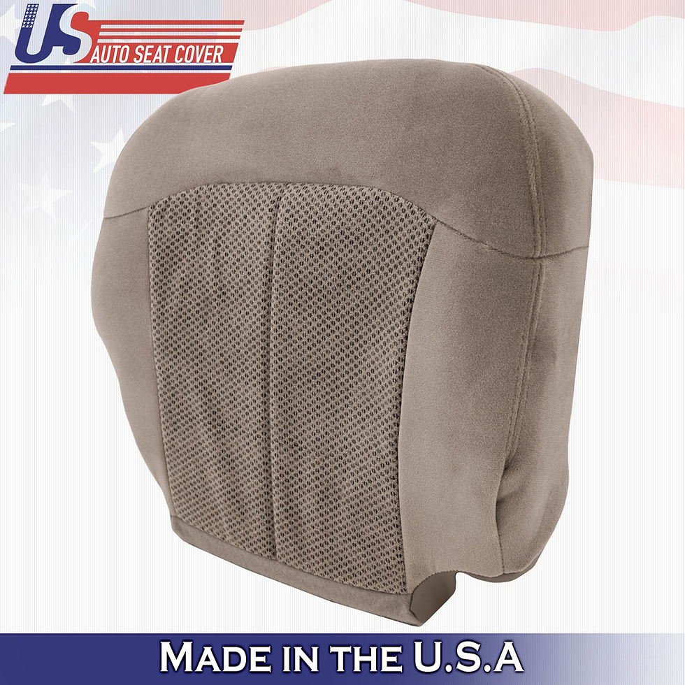 Thumbnail: 1999 to 2002 Chevy Silverado Front PASSENGER Bottom Tan Cloth Replacement Cover