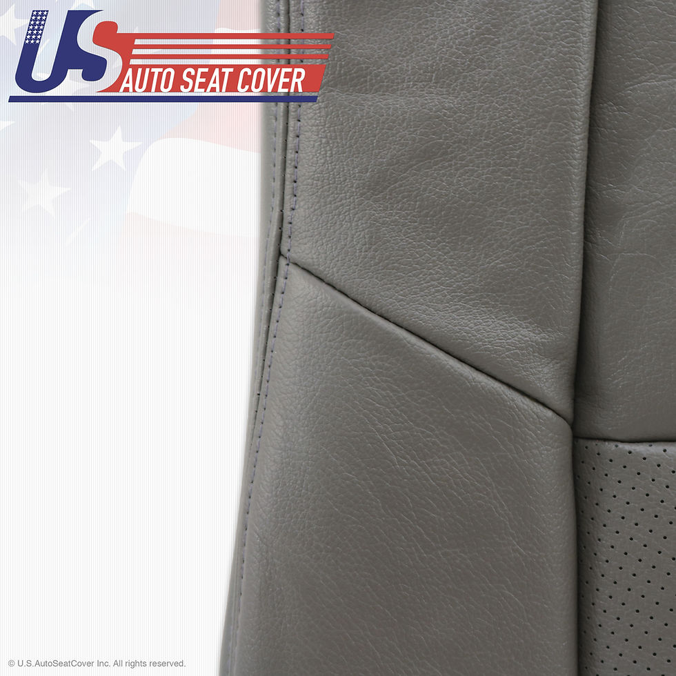 Thumbnail: 2002 2003 2004 2005 2006 2007 Ford F250 F350 Backrest Cover Perforated Gray