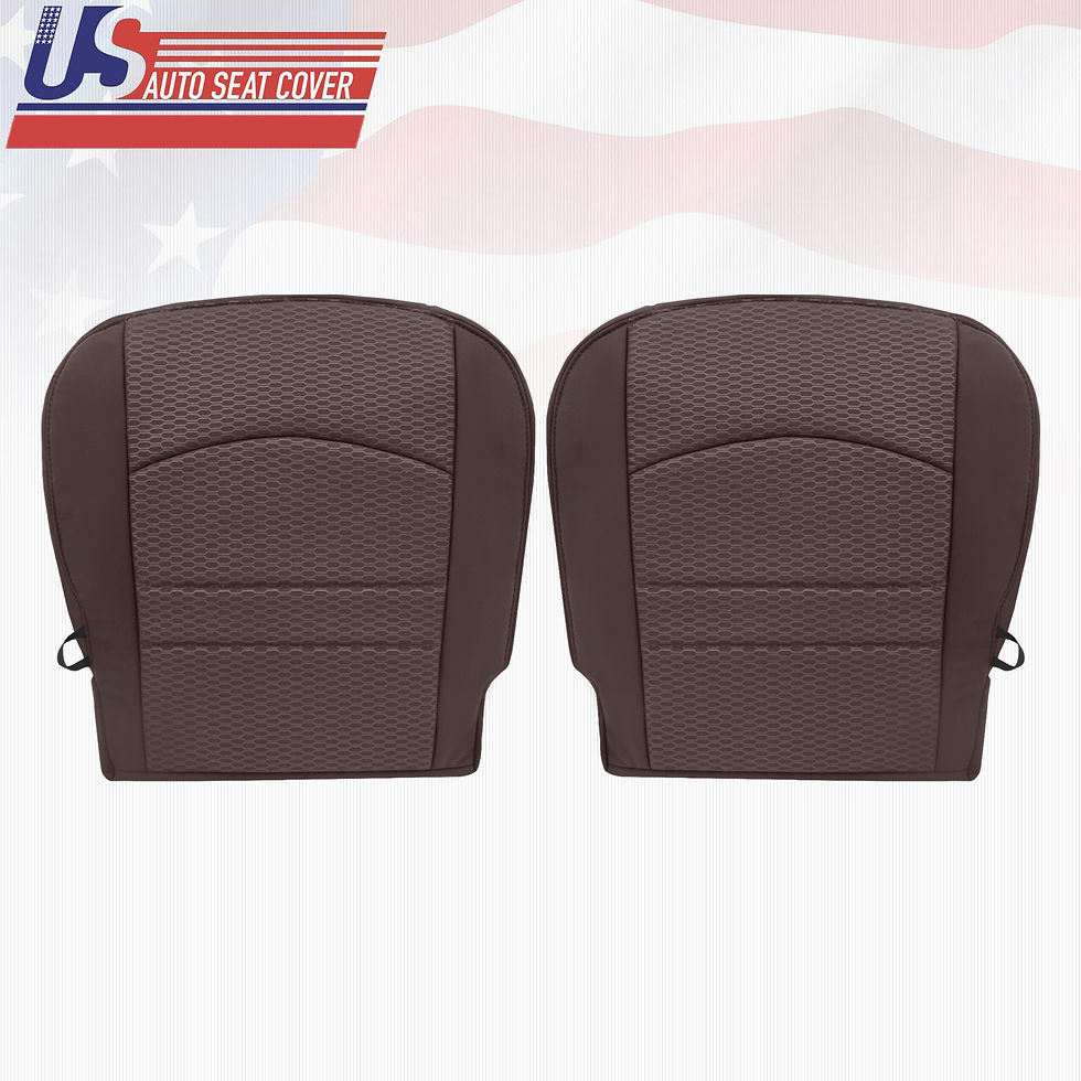 2013 - 2018 Dodge Ram 1500 2500 Bottom Cloth Seat Cover Canyon Brown