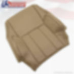 Thumbnail: 1996 To 2002 Toyota 4runner Driver & Passenger Seat Covers OAK Tan