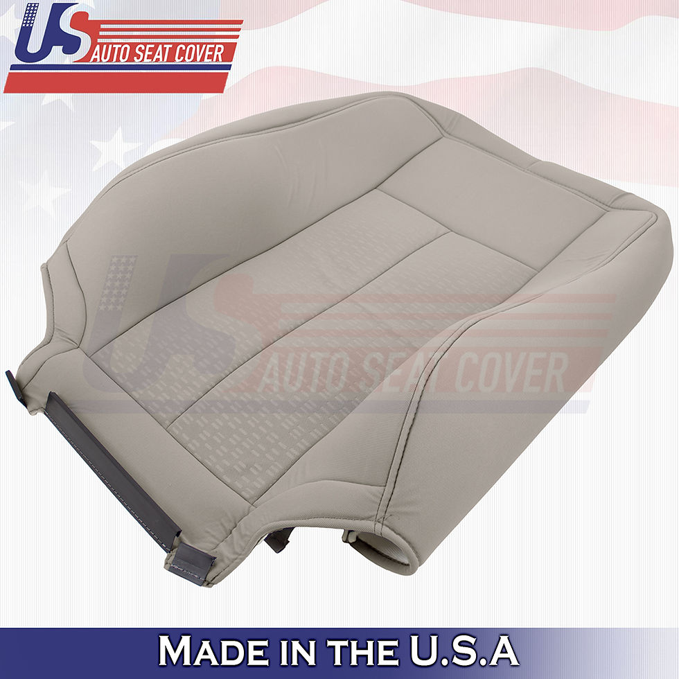 Thumbnail: 2007 to 2014 Ford Expedition XLT Driver Top Cloth Seat Cover Gray