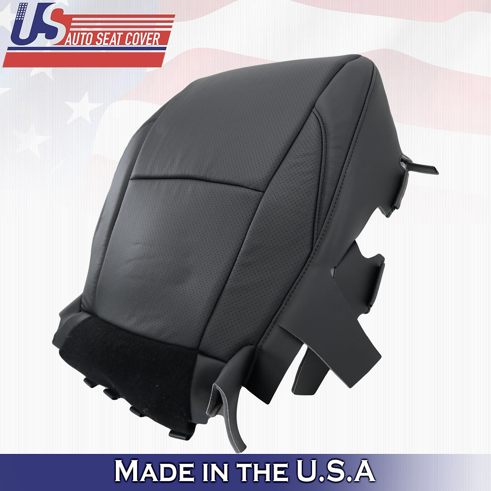 FITS 20072012 Lexus ES350 Perforated Leather PASSENGER BOTTOM Seat Cover Black usautoseatcover