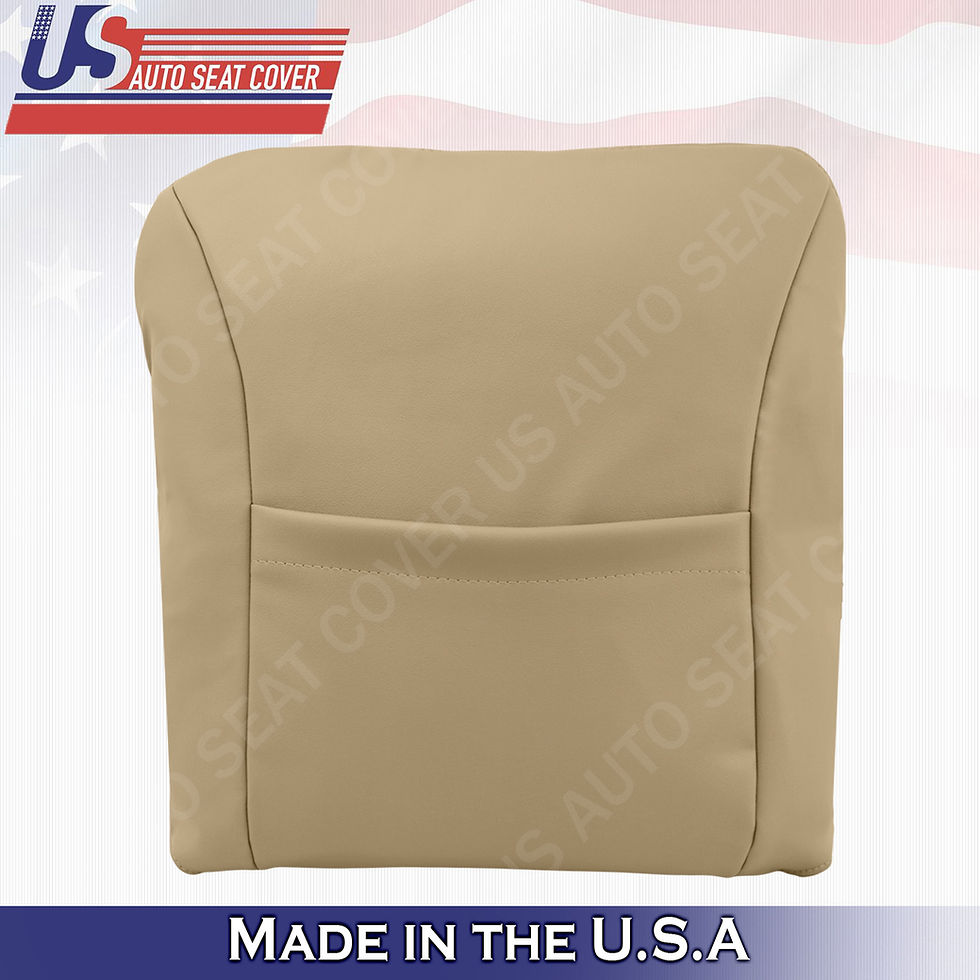 Thumbnail: 2001-2003 Ford F150 Lariat PASSENGER Top leather Cover Med. Parchment Tan