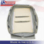 Thumbnail: 2011-2020 Jeep Grand Cherokee Overland Passenger Bottom Leather Seat Cover Tan