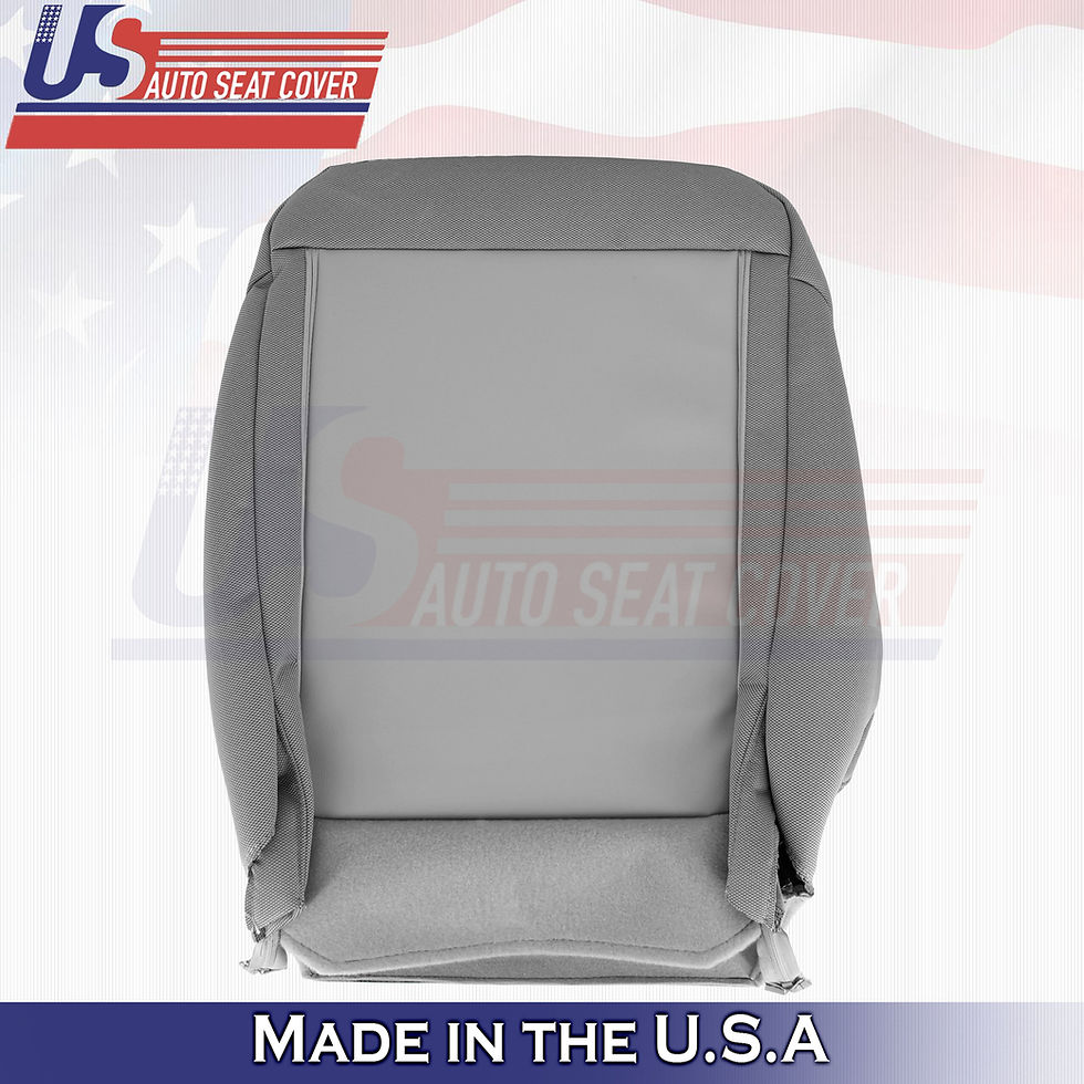 Thumbnail: 2015-2019 Ford F-150 XLT- Driver/Passenger Set Cloth Seat Covers Gray