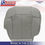 Thumbnail: 2002 Cadillac Escalade Passenger Top/Bottom Gray Leather Seat Covers