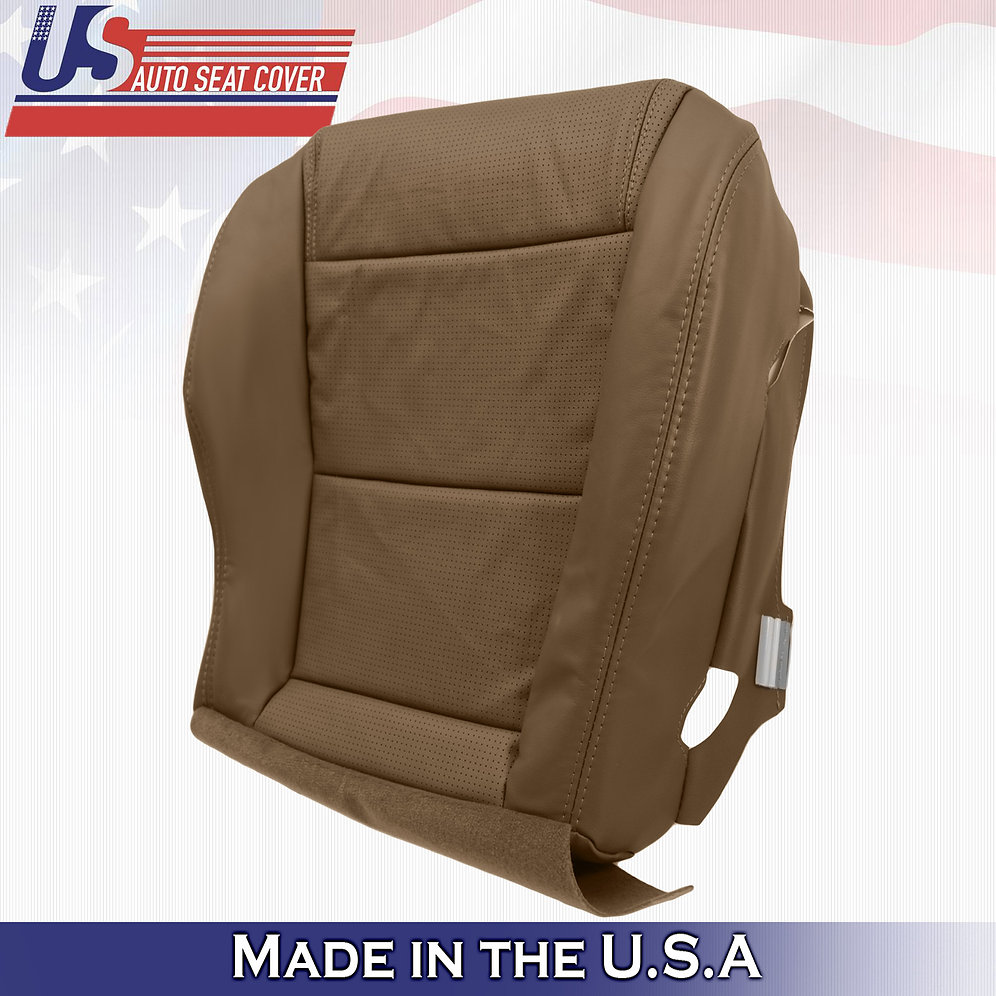 20012006 Acura MDX Driver Bottom Perforated Leather Seat Cover SADDLE