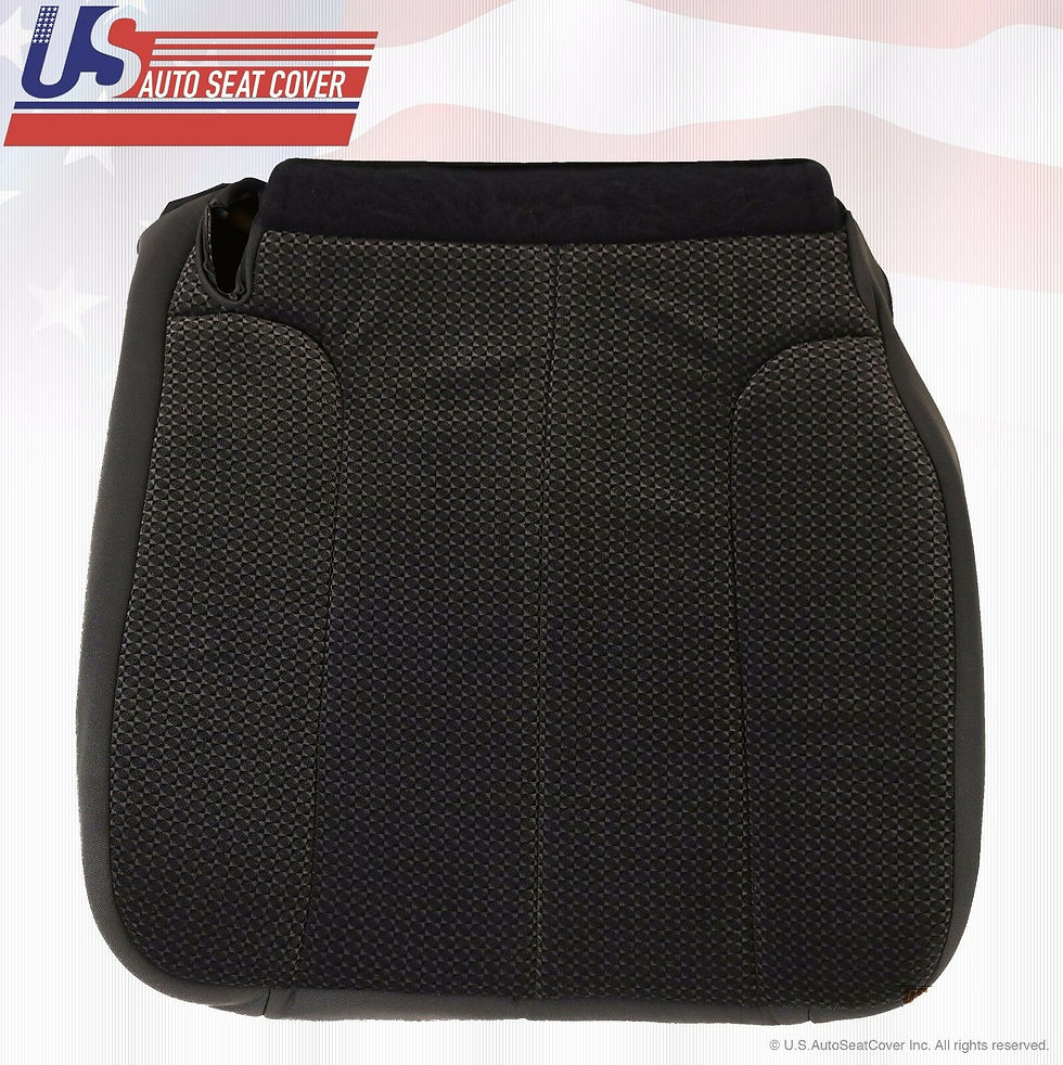 Thumbnail: 2002- 2005 Dodge Ram 1500SLT Driver-Passenger Bottom fabric Seat Cover Dark Gray
