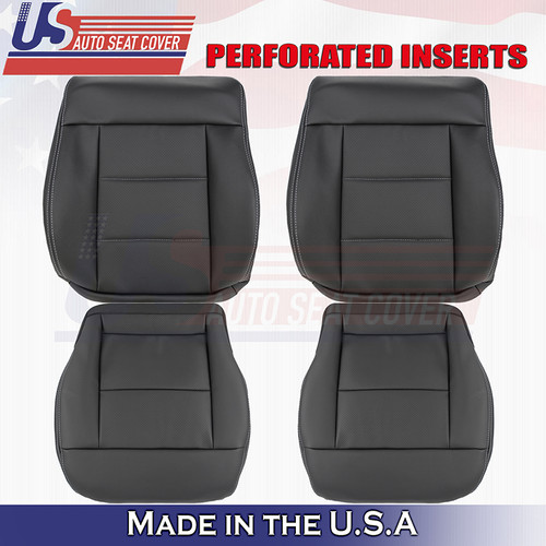 20102016 Mercedes E350 Driver/Passenger Top/Bottom Leather seat Covers