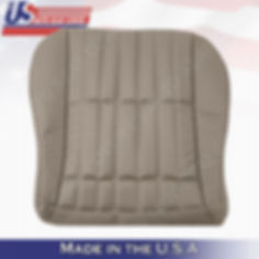 1997 - 2002 Chevy Camaro SS DRIVER Bottom Perforated Leather Seat Cover Tan