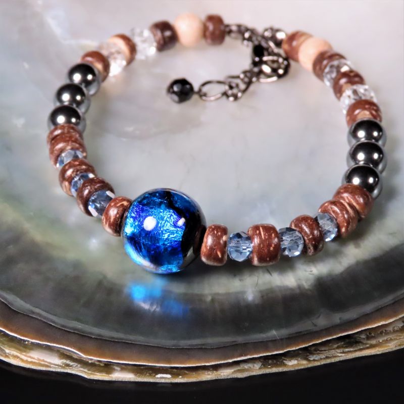 メンズほたる玉ブレスレット | パワーストーン | 沖縄お土産STUDIO技