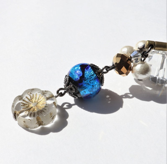 ほたる玉かんざしブルー