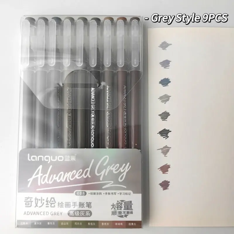 Miniatura: Bolígrafos profesionales de gel multicolor 0,6 mm