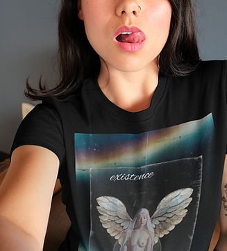 Pretty woman wearing luxury shirt