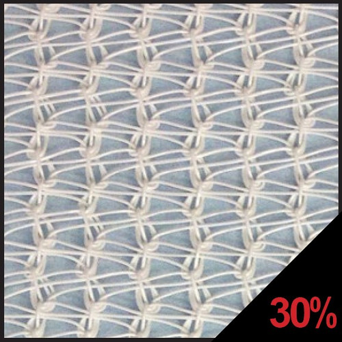 30 Mono Knit White Shade Cloth (With Grommets) The Cover Mart