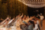 Family and friends together at destination wedding in Spain