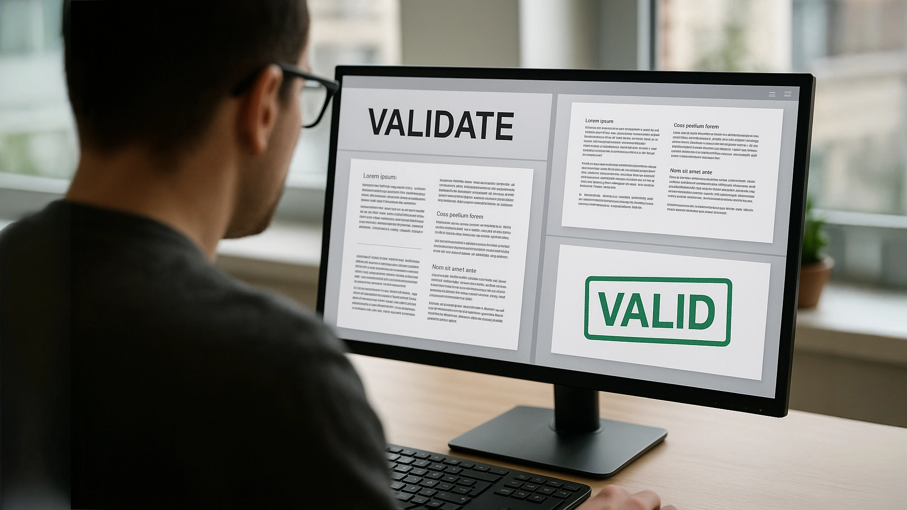 software zur validierung von dokumenten