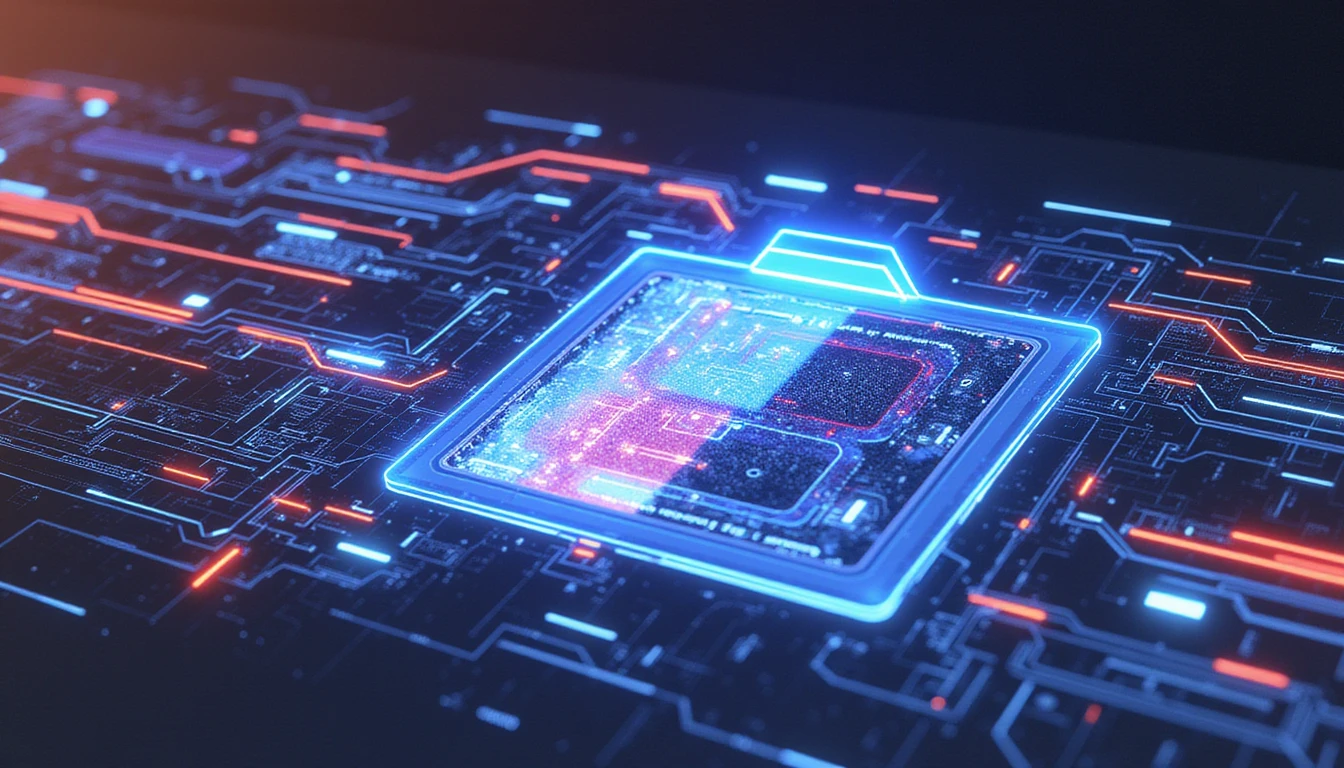Futuristic AI-driven interface analyzing an insurance claim, detecting hidden anomalies with glowing data streams and cyber aesthetics.