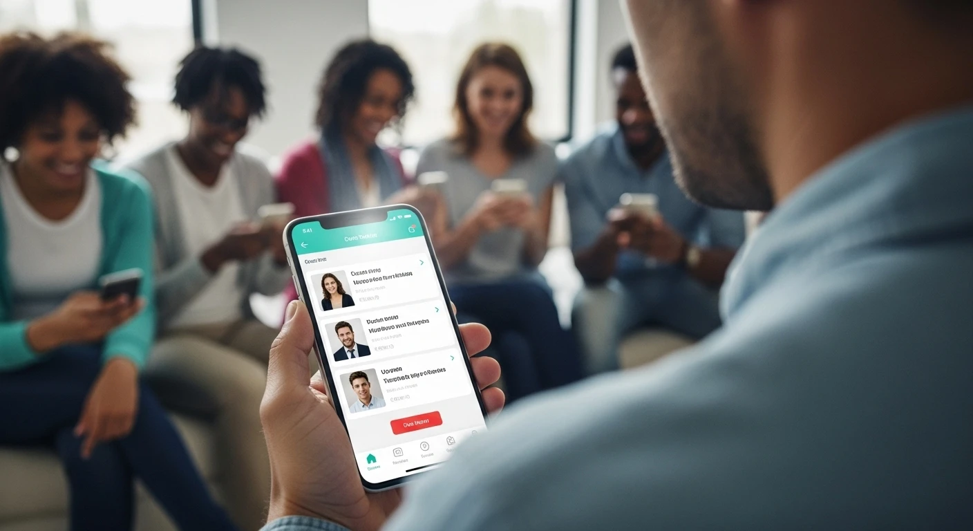 Technologie zur Betrugserkennung zeigt AI-Analysebilder, die Sicherheit im Online-Dating symbolisieren, im Einklang mit Vaarhafts stilvollem Design und Betrugserkennung Online-Dating Seiten einrichten.