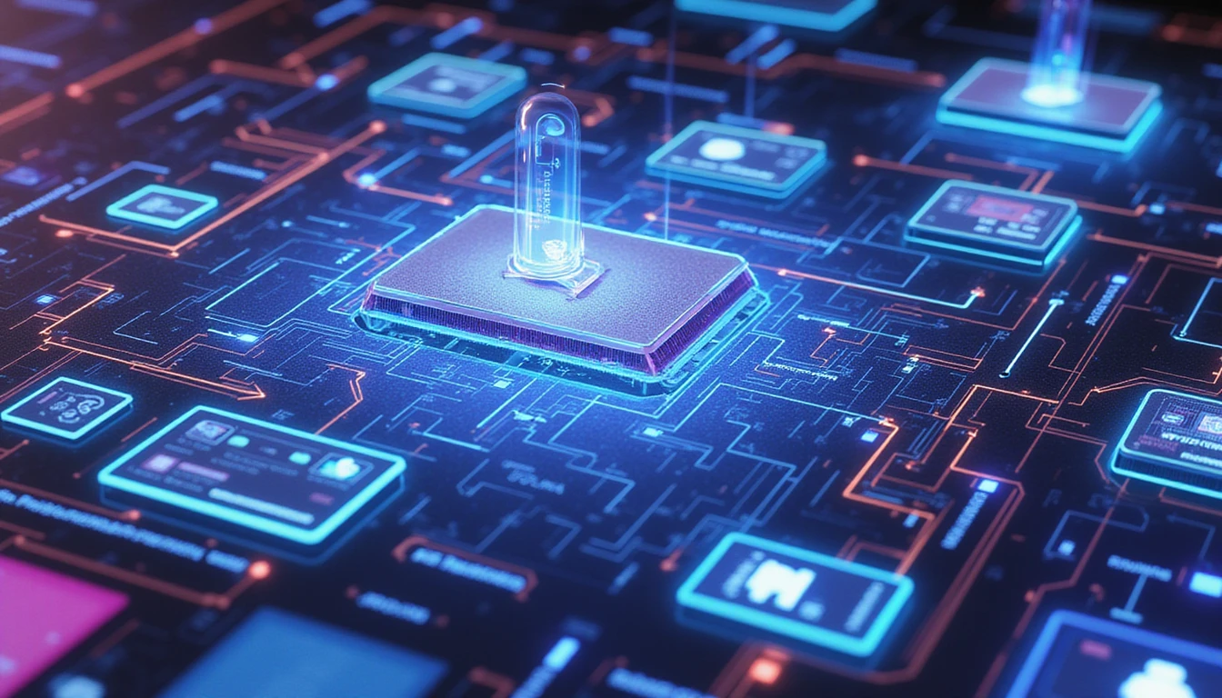 AI analyzing digital expense documents for fraud detection with neural networks, holographic UI, and secure data overlays