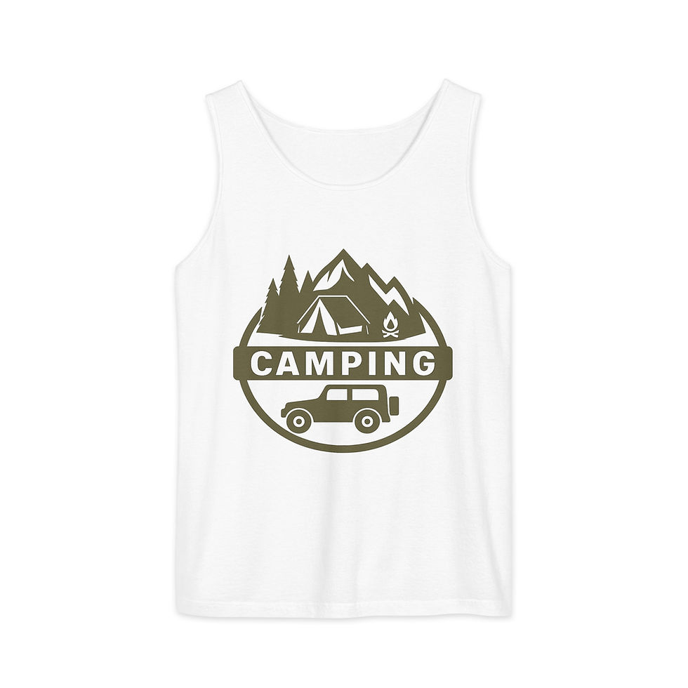 Thumbnail: Camping Unisex garment-dyed tank top