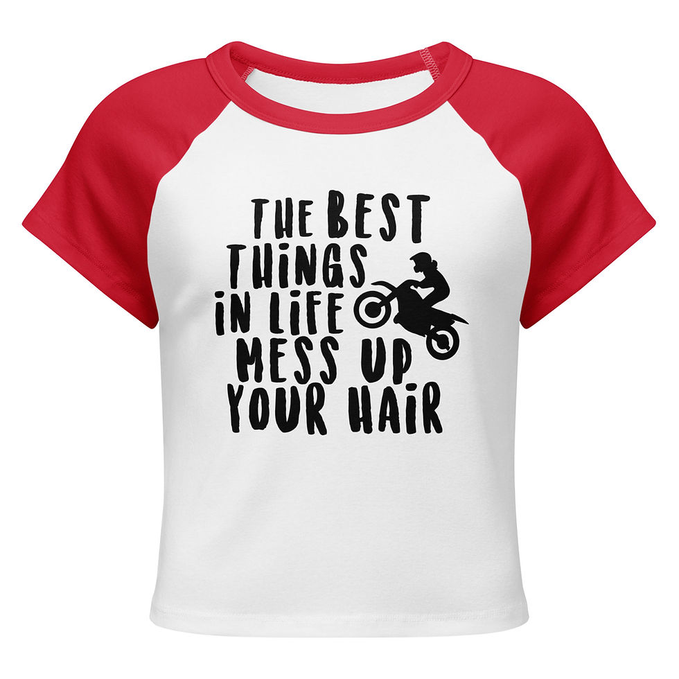 Thumbnail: Best Things Moto raglan baby tee