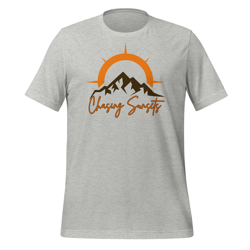 Thumbnail: Chasing Sunsets Unisex t-shirt