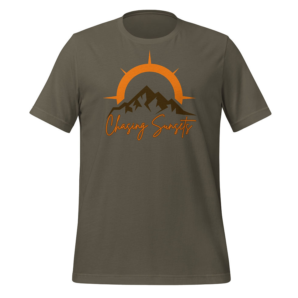 Thumbnail: Chasing Sunsets Unisex t-shirt
