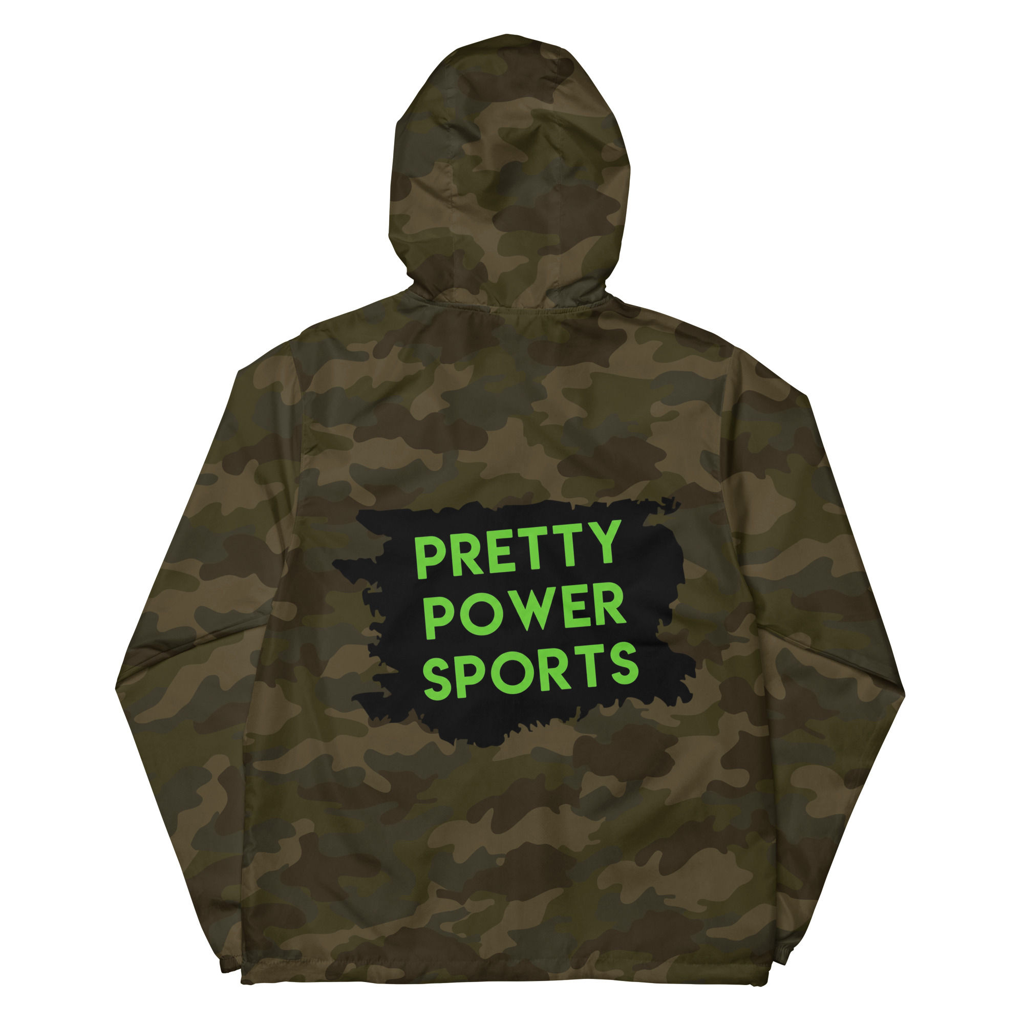 Pretty PowerSports Grunge Unisex lightweight zip up windbreaker