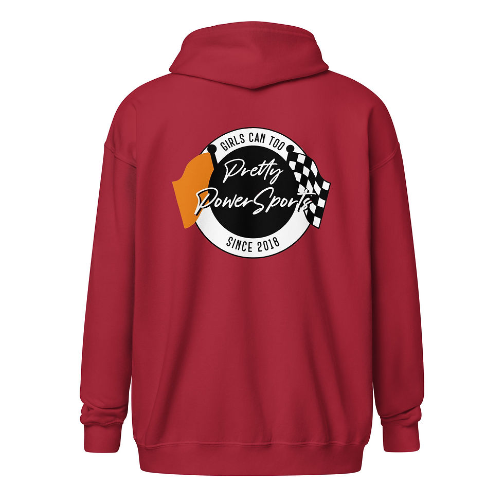 Thumbnail: Pretty PowerSports Flag Unisex heavy blend zip hoodie