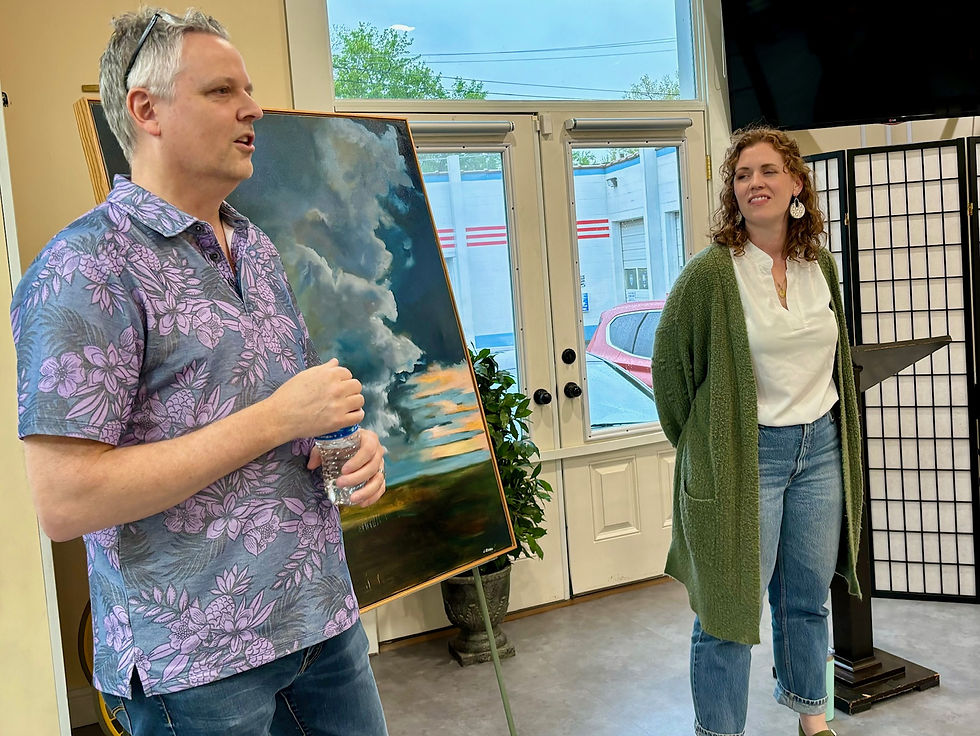 A local painter is introduced.