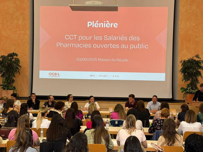 Plénière sur la convention collective des pharmacies ouvertes au public