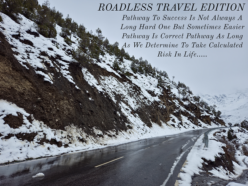 ROADLESS TRAVEL EDITION