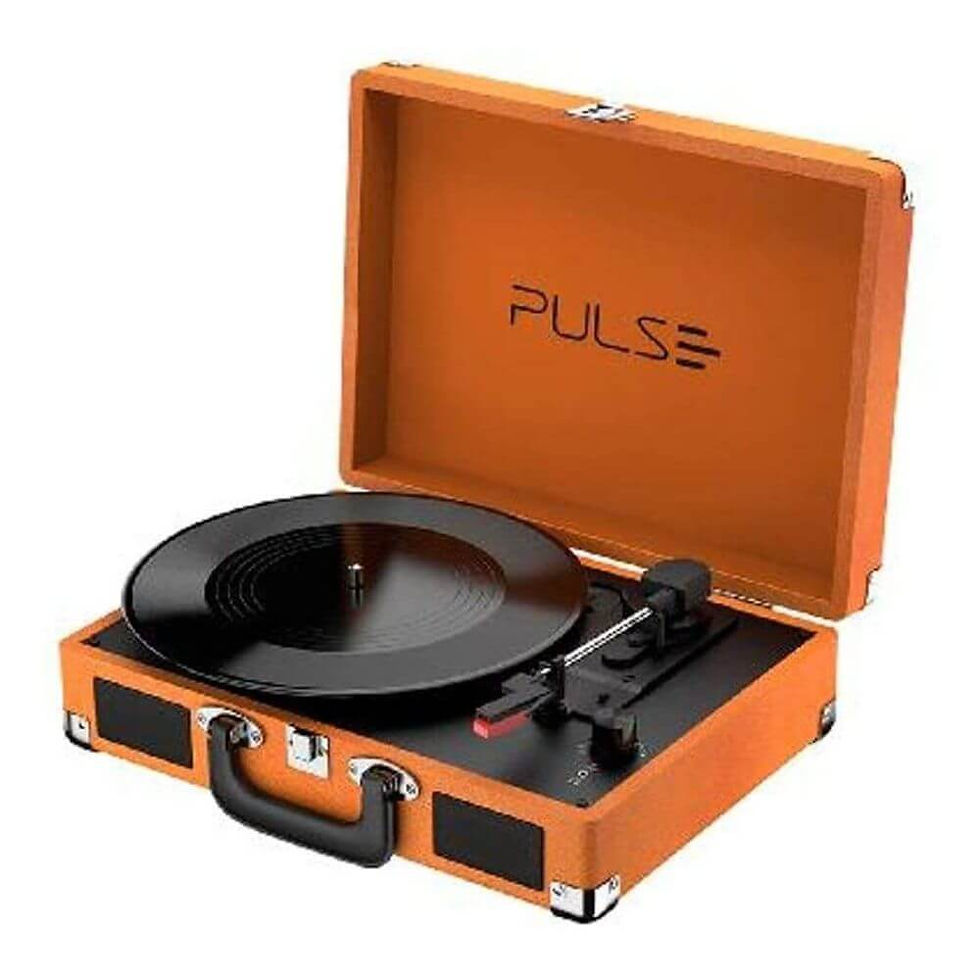 Vitrola Retrô Pulse Suitcase ideia de presente para marido