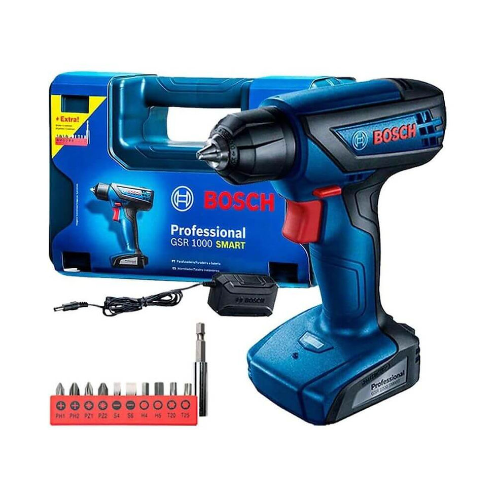 Parafusadeira e Furadeira Bosch e Kit presente para pai