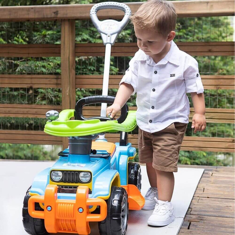 Carrinho Jip Jip de presente para crianças de 1 ano