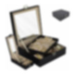 Caixa Para Joias Bijuteria Espelho Luxo