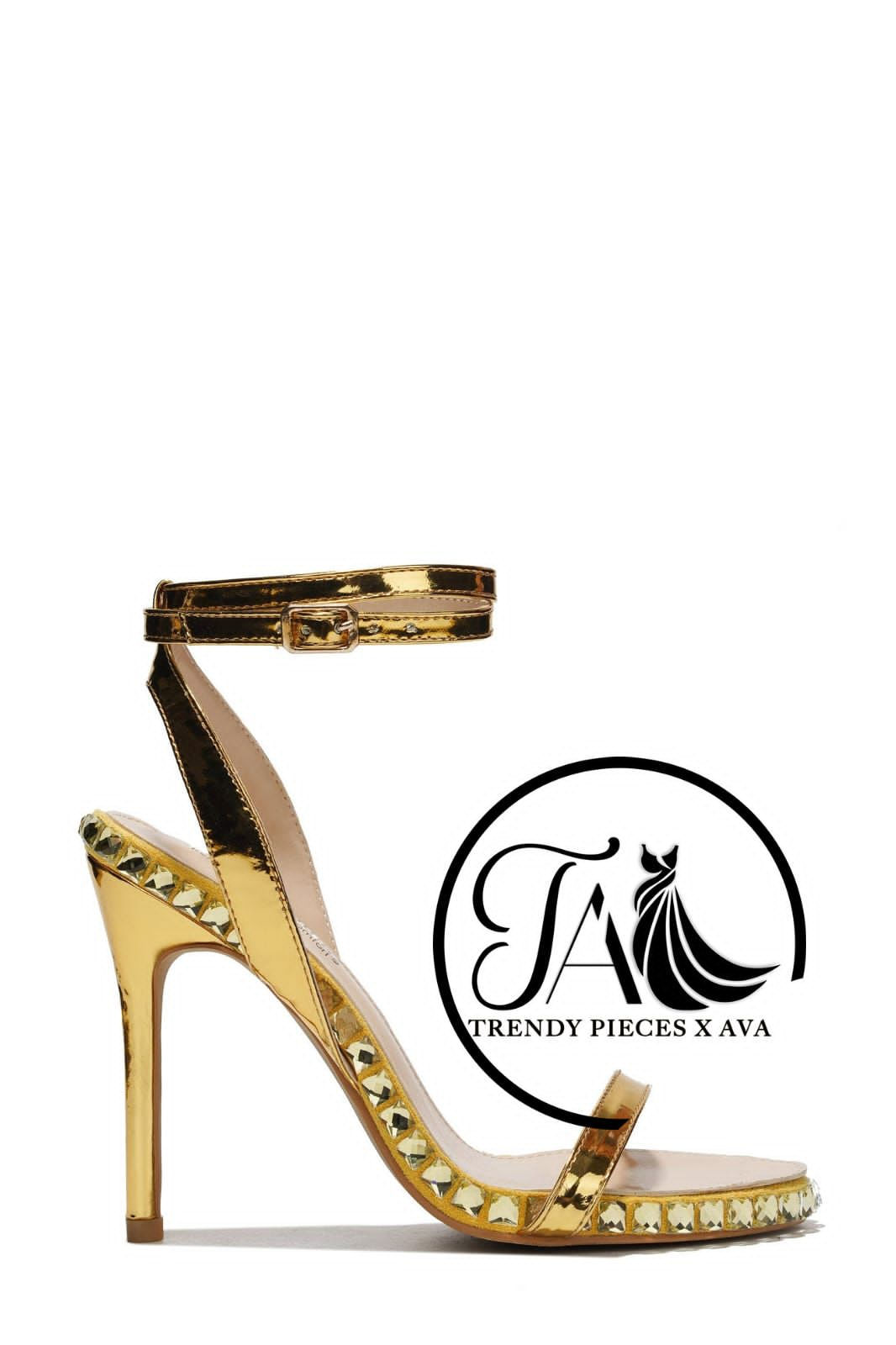  Cape Robbin Yorae gold heels