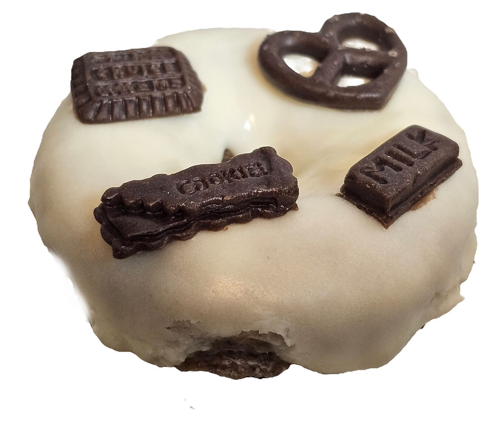 Cookies and Cream dog Doughnut