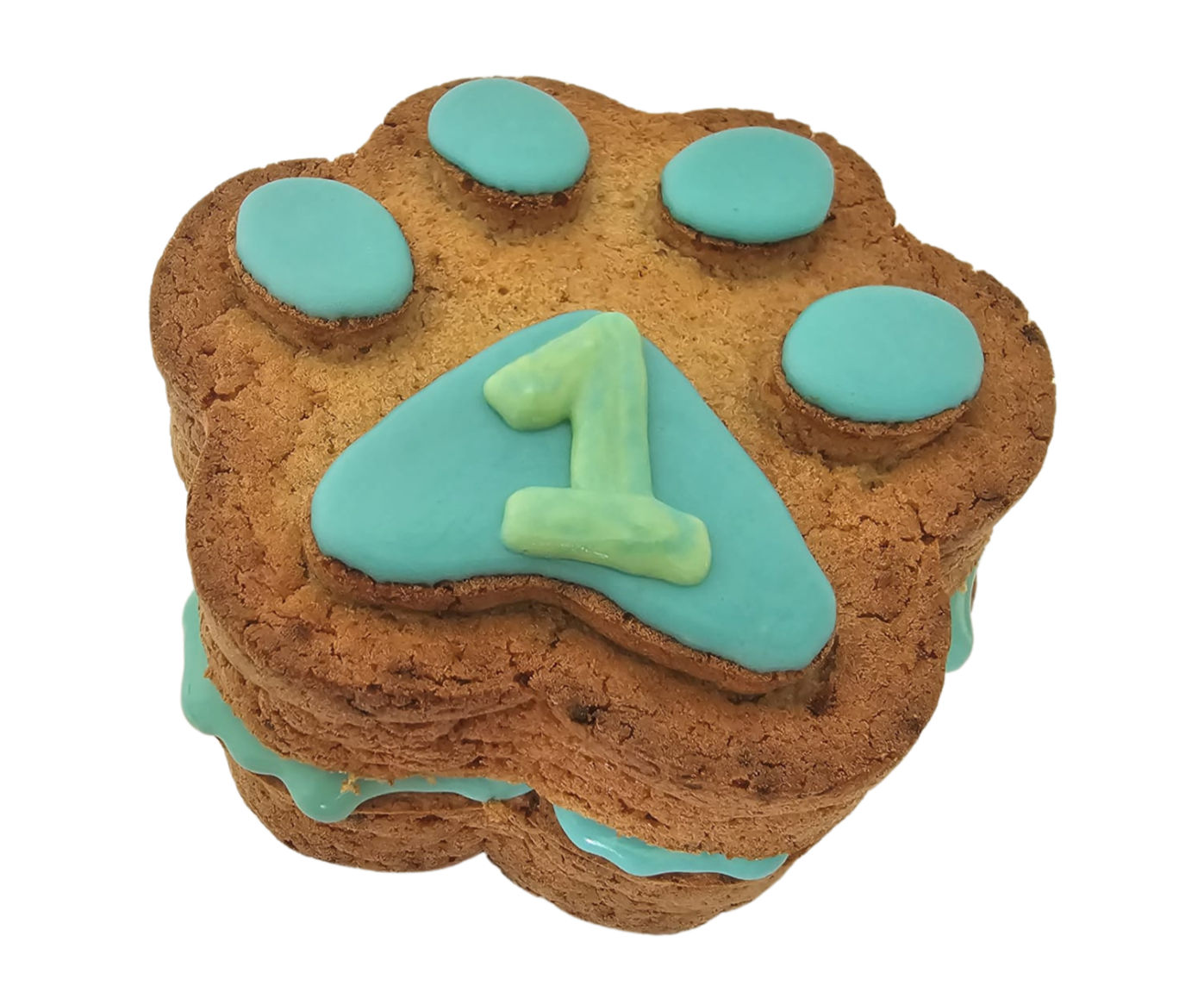 Paw Print Cake