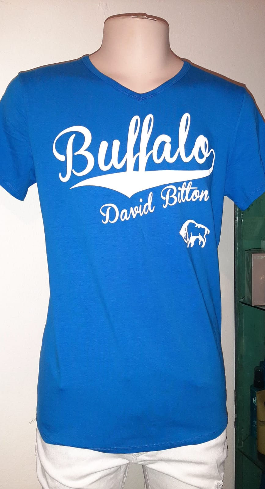 Buffalo camiseta azul